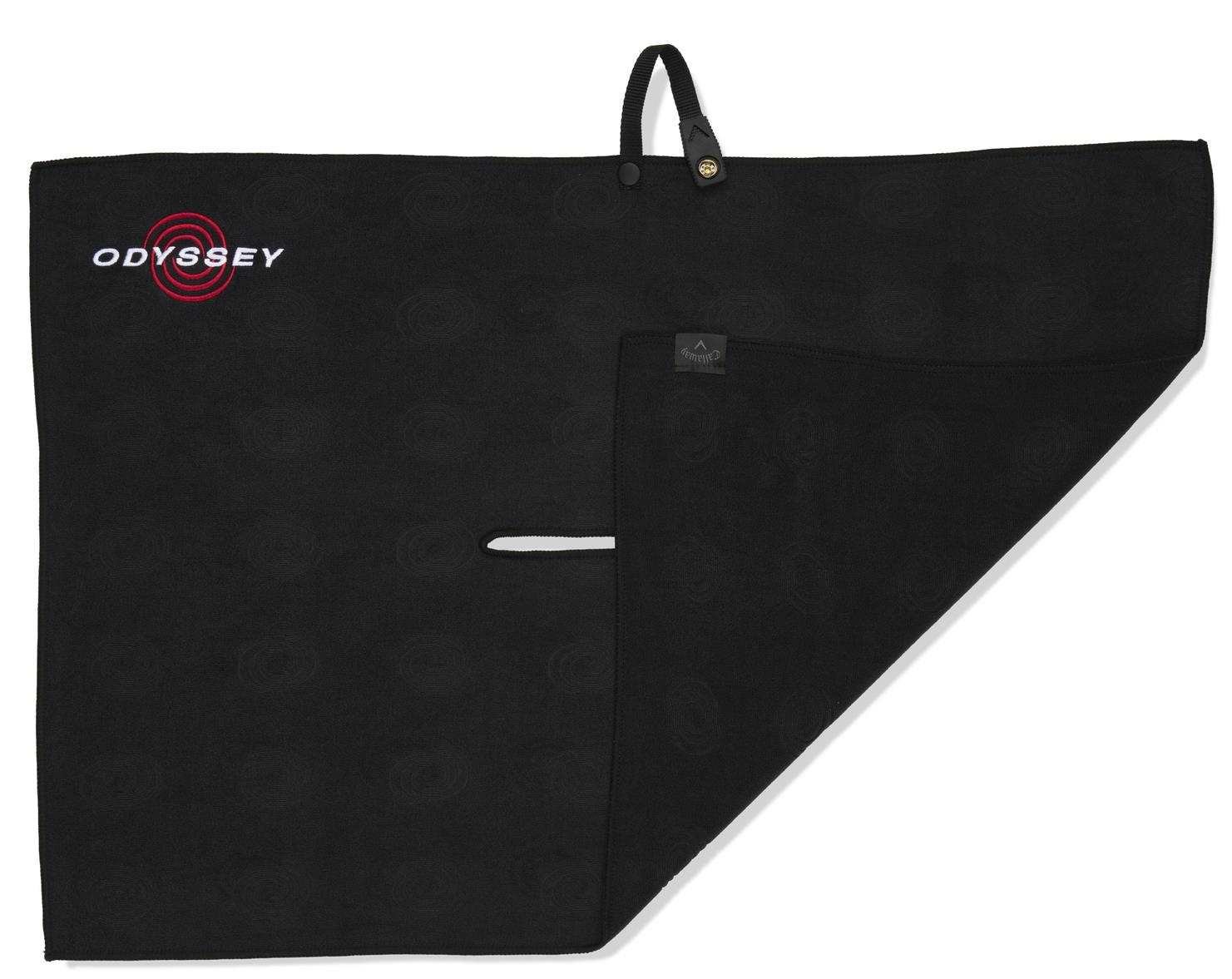 Odyssey Microfiber serviette de golf 30"x20" (76x50cm), noir