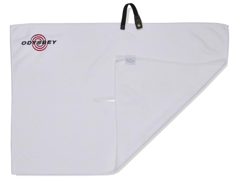 Odyssey Microfiber serviette de golf 30"x20" (76x50cm), blanc