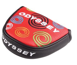 Odyssey Tour Swirl Mallet Putter Headcover Rouge