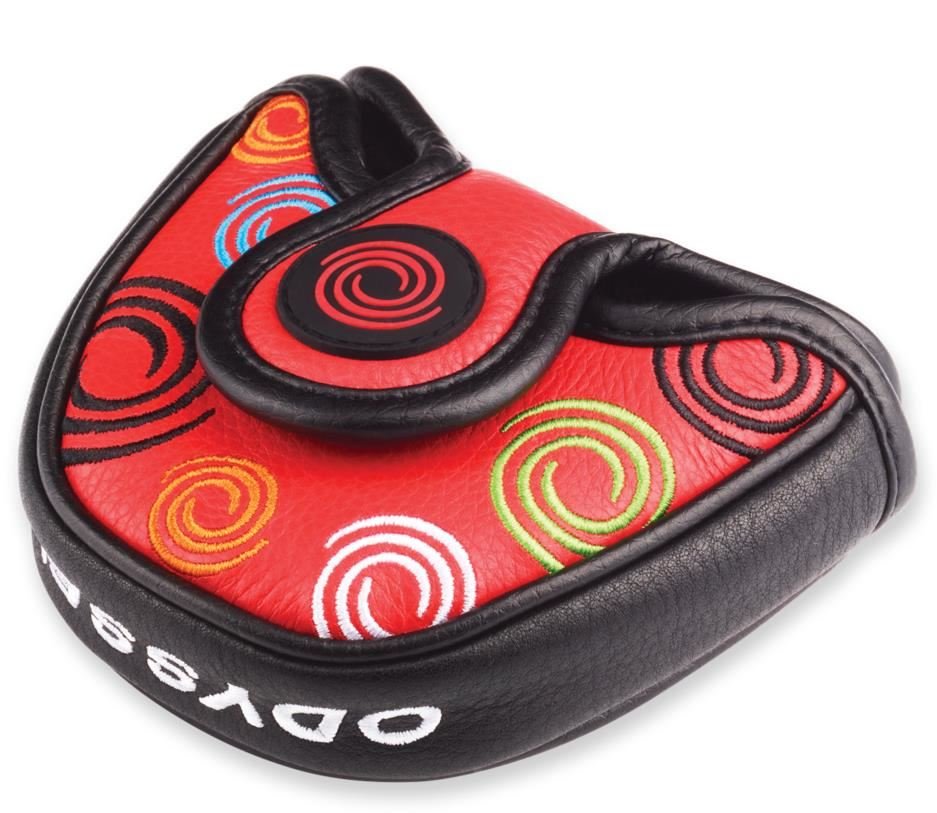 Odyssey Tour Swirl Mallet Putter Headcover Rouge