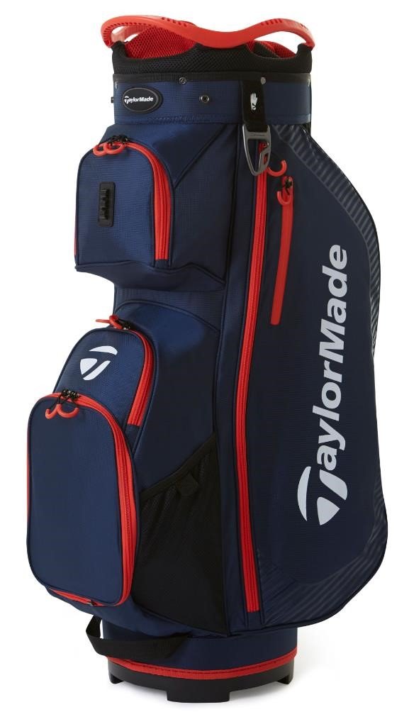 TaylorMade Pro cart bag, marine/rouge