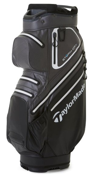 TaylorMade Storm-Dry Waterproof cart bag, noir/gris
