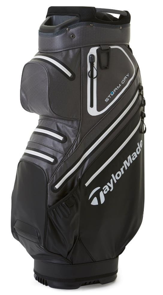 TaylorMade Storm-Dry Waterproof cart bag, noir/gris