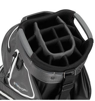 TaylorMade Storm-Dry Waterproof cart bag, noir/gris