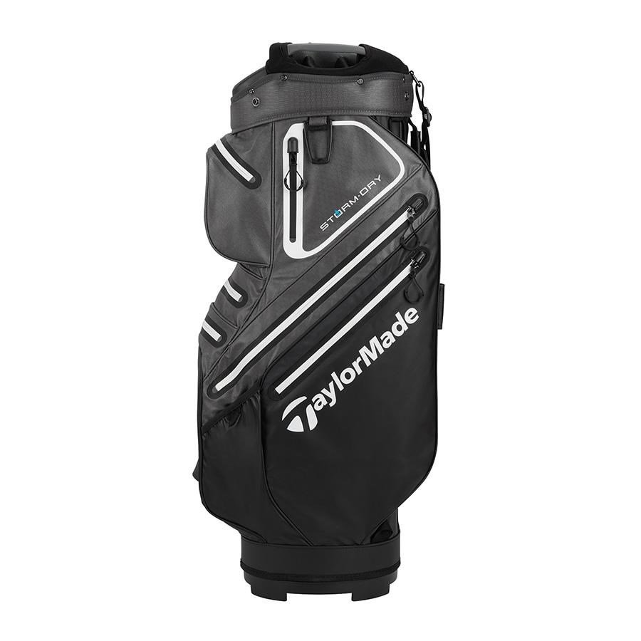 TaylorMade Storm-Dry Waterproof cart bag, noir/gris