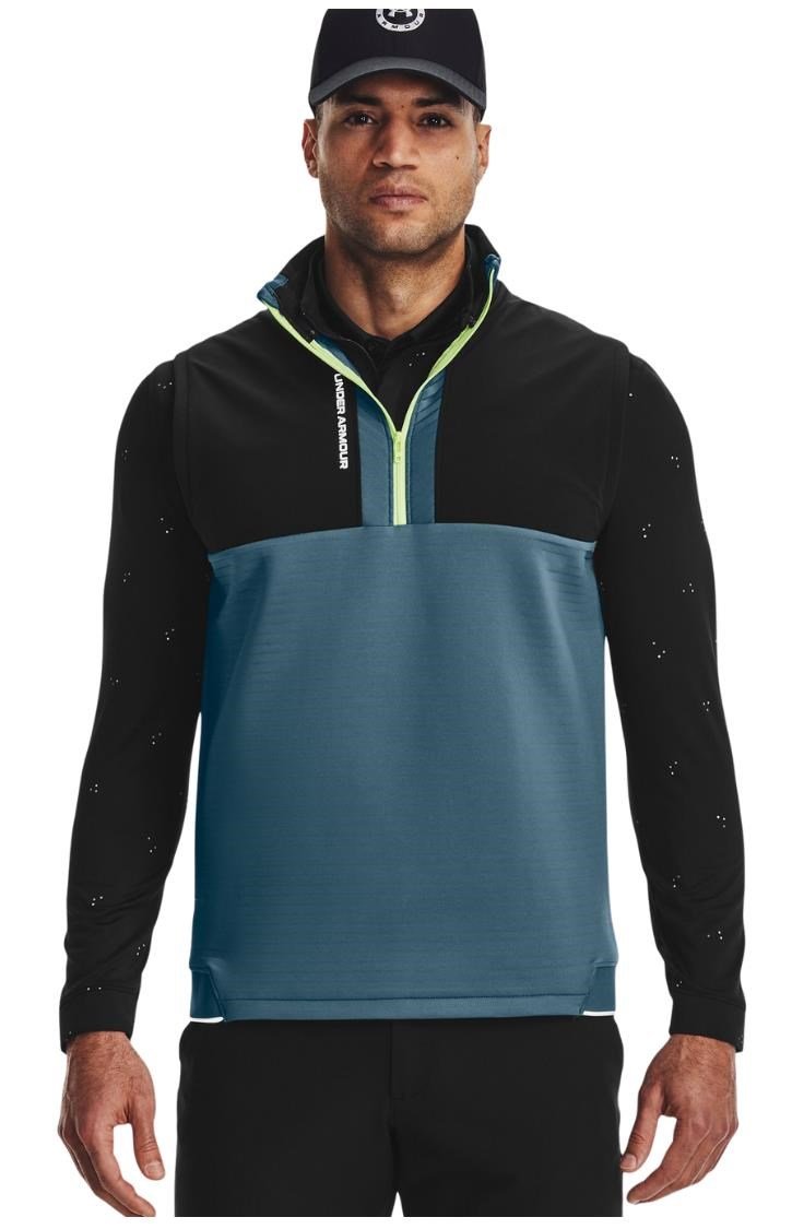 Under Armour Storm Daytona veste homme, noir/bleu statique