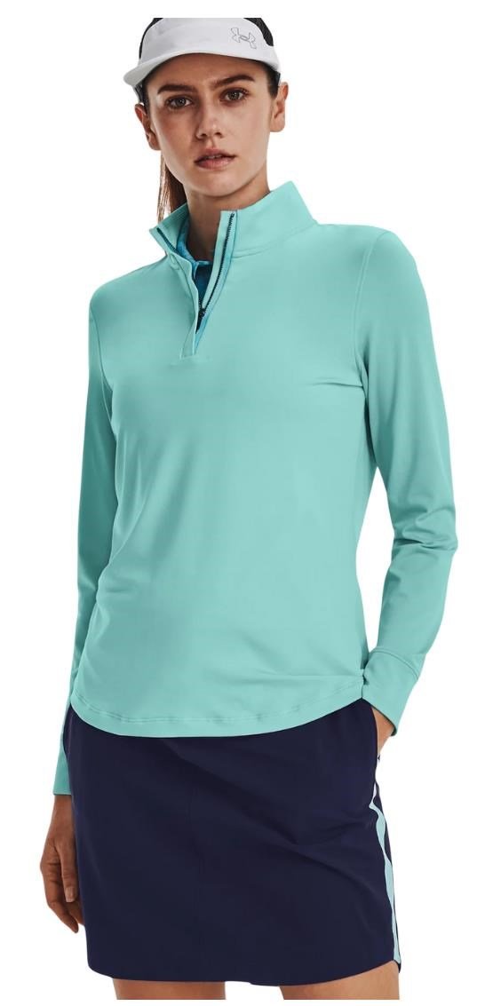Under Armour Playoff 1/4 Zip sweat-shirt femme, bleu
