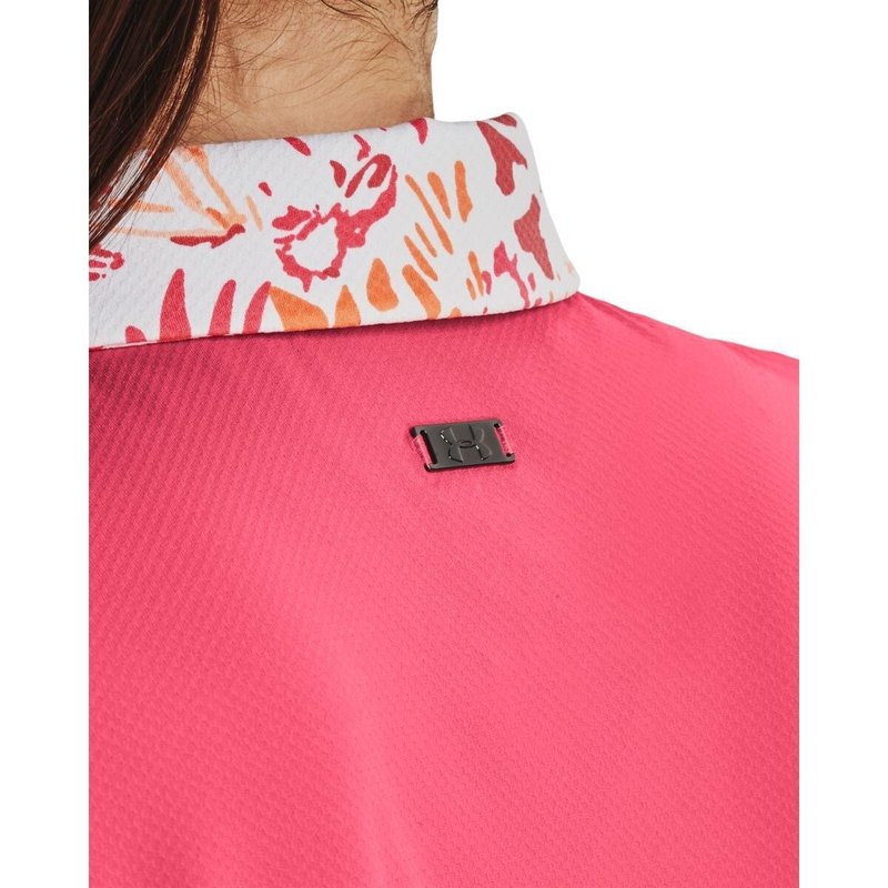 Under Armour Iso-Chill polo femme, rose
