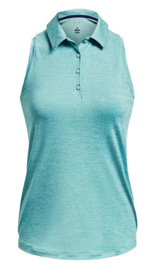 Under Armour Playoff Sleeveless polo femme, bleu