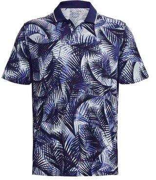 Under Armour Iso-Chill Graphic Palm polo homme, navy
