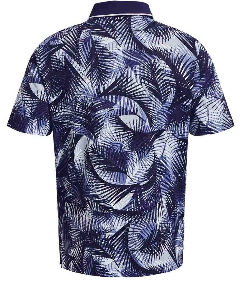 Under Armour Iso-Chill Graphic Palm polo homme, navy