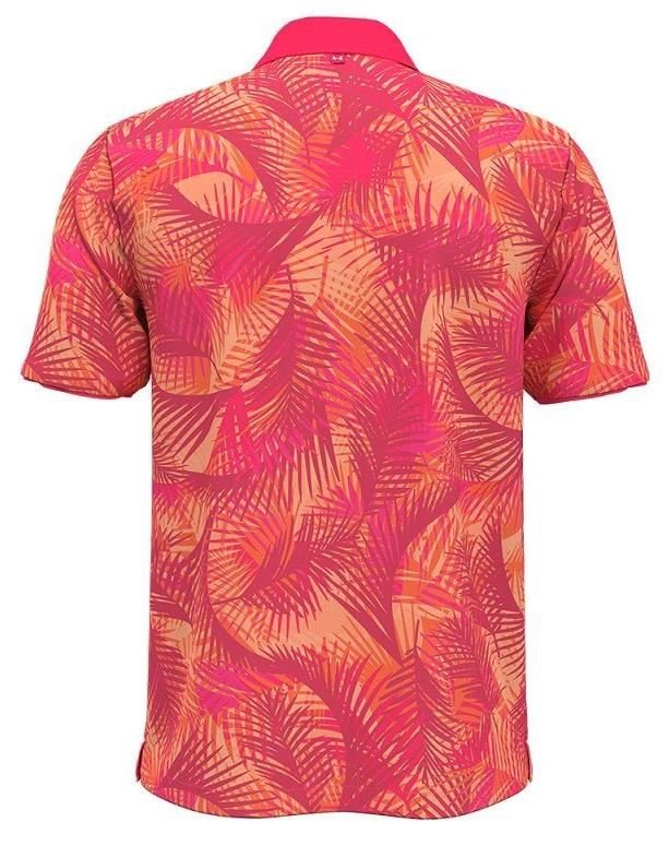 Under Armour Iso-Chill Graphic Palm polo homme, rose