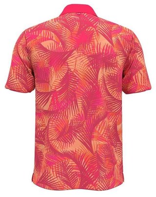 Under Armour Iso-Chill Graphic Palm polo homme, rose