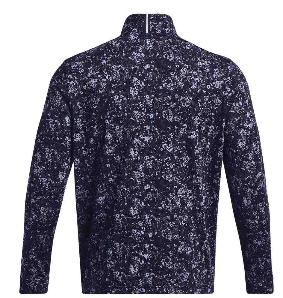 Under Armour Playoff Printed 1/4 Zip sweatshirt homme, navy