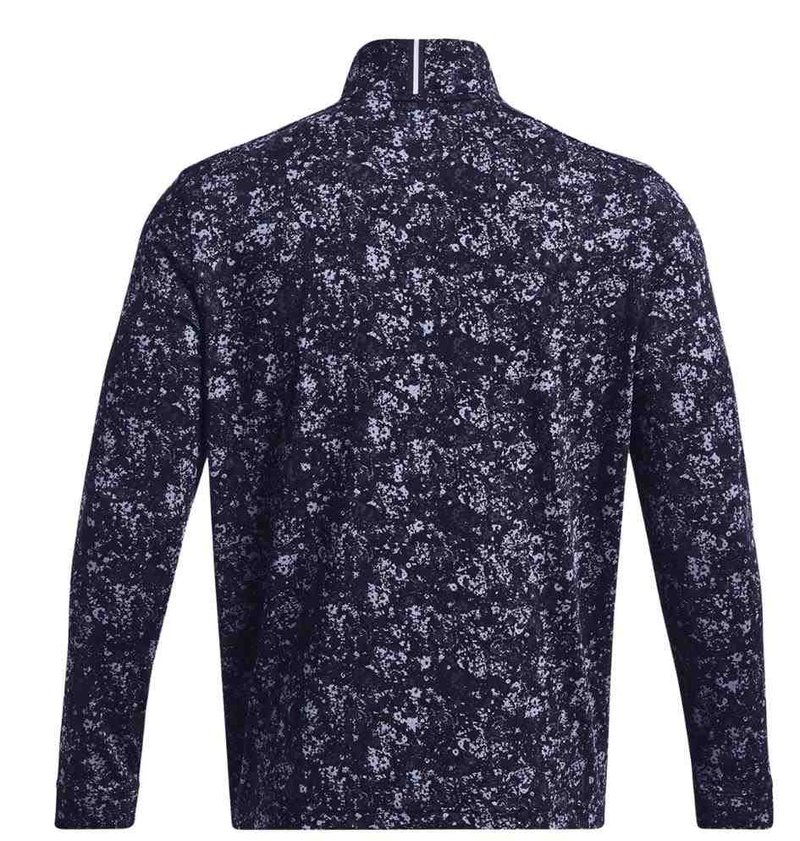 Under Armour Playoff Printed 1/4 Zip sweatshirt homme, navy