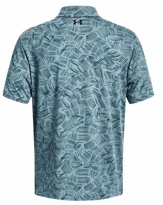 Under Armour Playoff 3.0 Printed polo homme, still water/static blue