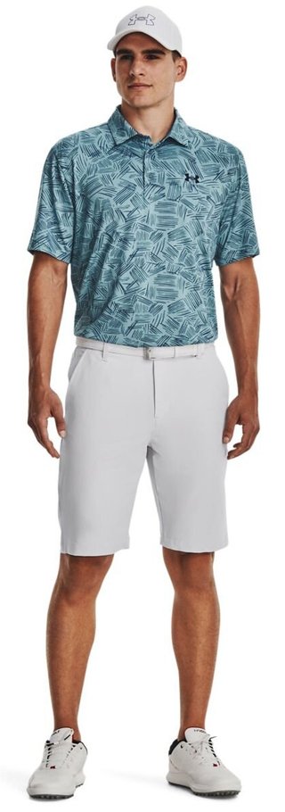 Under Armour Playoff 3.0 Printed polo homme, still water/static blue
