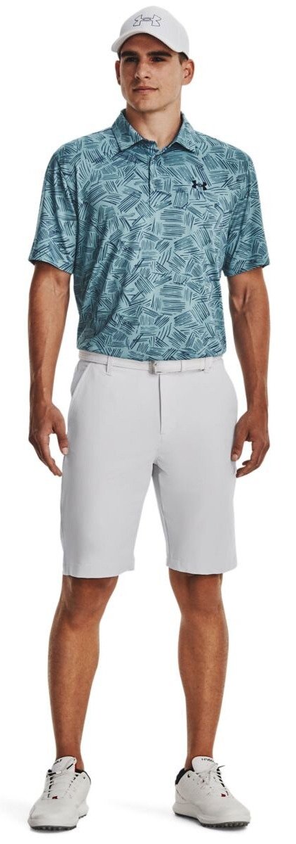 Under Armour Playoff 3.0 Printed polo homme, still water/static blue