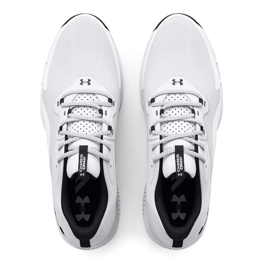 Under Armour Charged Draw 2 chaussures de golf homme, blanches