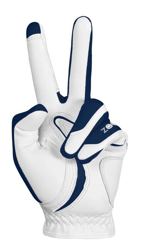 Zoom Zoom Hybrid gant de golf homme, blanc/bleu