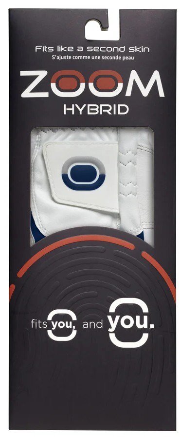 Zoom Zoom Hybrid gant de golf homme, blanc/bleu