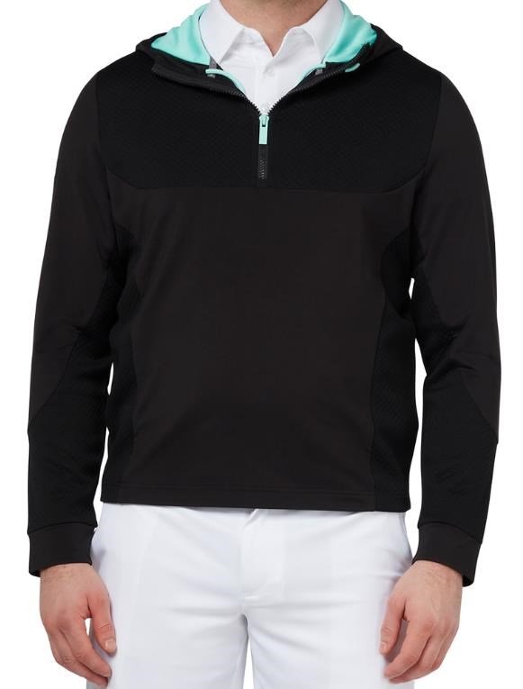 Callaway Mixed Media Technical hoodie homme, caviar