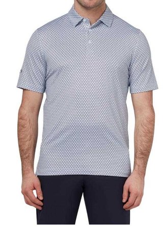 Callaway Trademark Ombre Chev Print polo homme, bright white