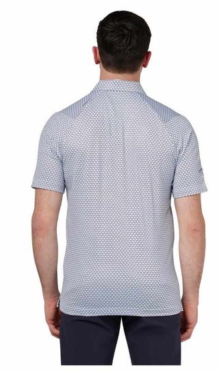 Callaway Trademark Ombre Chev Print polo homme, bright white