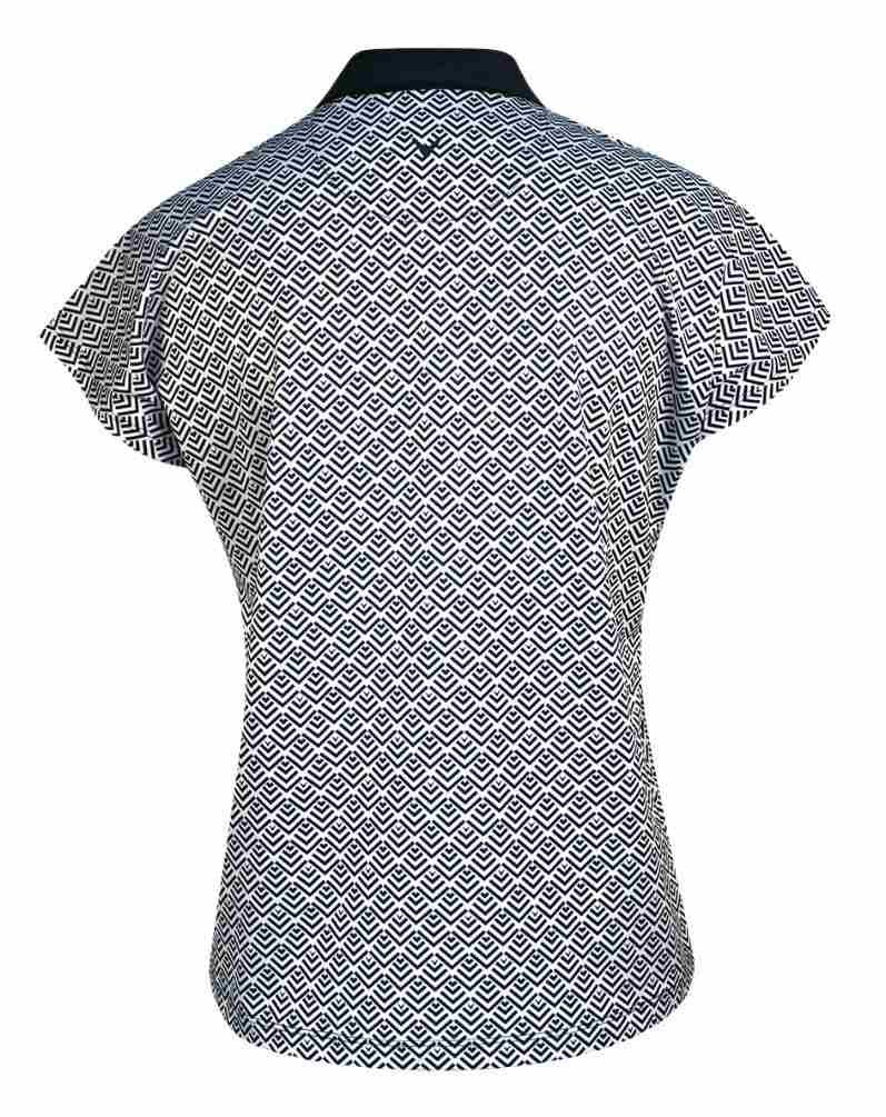 Callaway Chev Geo polo femme, brilliant white