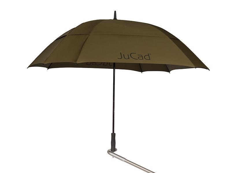 JuCad parapluie de golf télescopique 68" carré & anti-vent avec épingle, olive