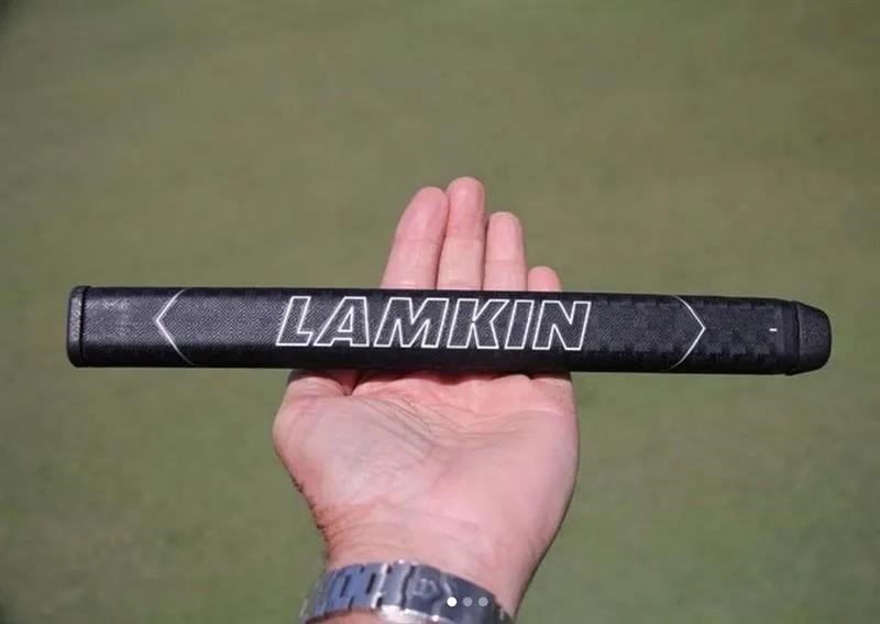 Lamkin SINKFIT Rubber Straight grip de putter, STANDARD, noir/rouge