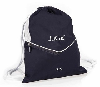 JuCad JuCad drawstring sports bag sac, bleu