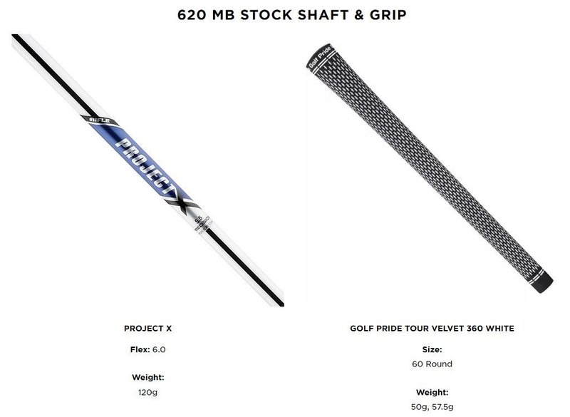 Titleist 620 MB fers homme, acier