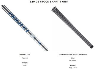 Titleist 620 CB fers homme, acier
