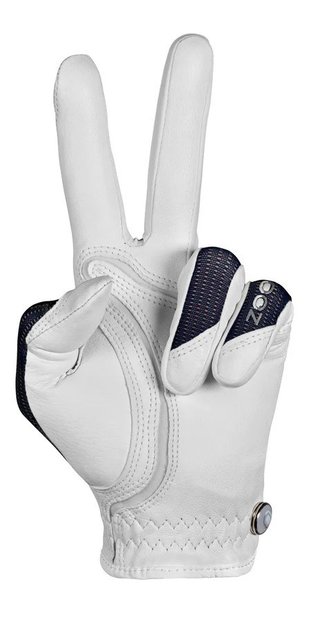 Zoom Zoom Sun Style gant de golf femme, blanc/bleu marine