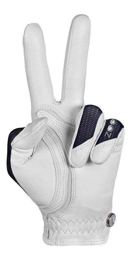 Zoom Zoom Sun Style gant de golf femme, blanc/bleu marine