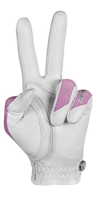 Zoom Zoom Sun Style gant de golf femme, blanc/rose