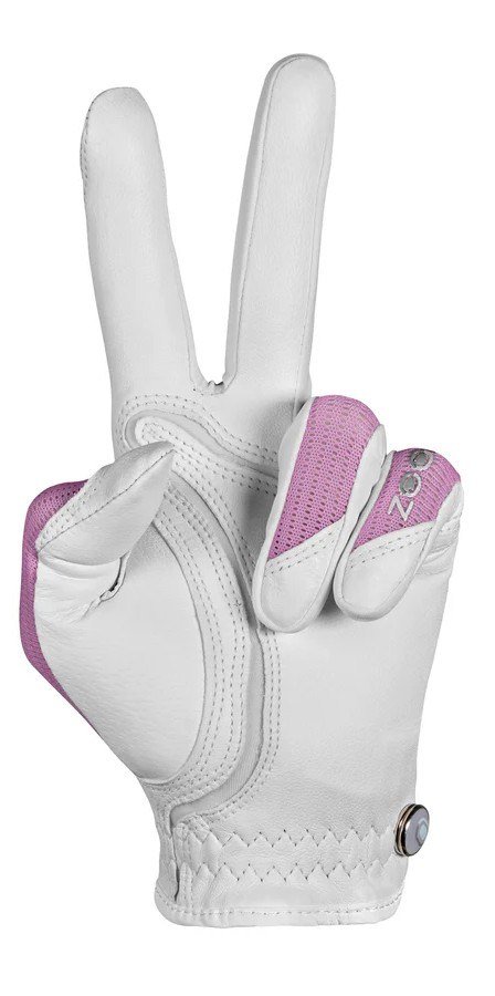Zoom Zoom Sun Style gant de golf femme, blanc/rose