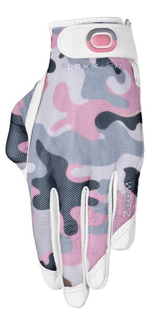 Zoom Zoom Sun Style gant de golf femme camouflage, blanc/rose