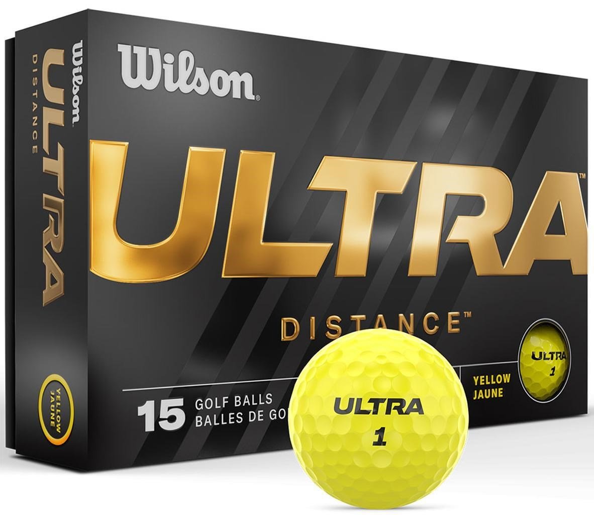 Wilson Ultra Distance balles de golf, jaunes