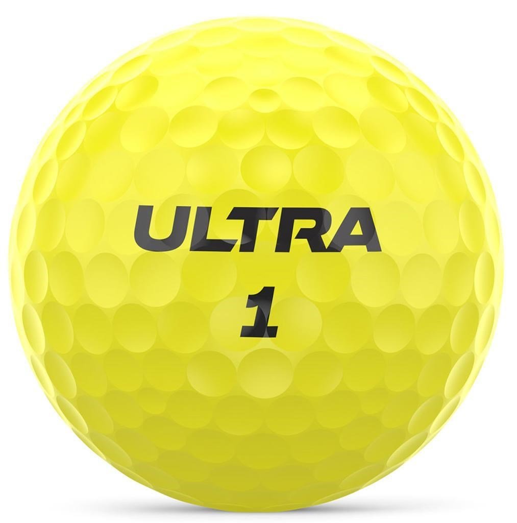 Wilson Ultra Distance balles de golf, jaunes