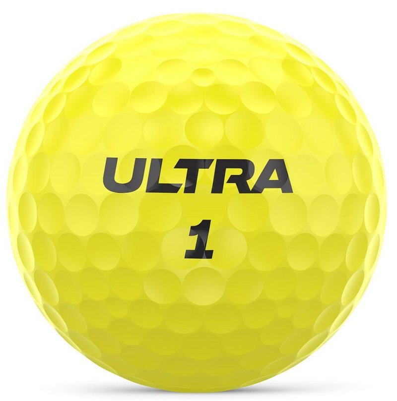 Wilson Ultra Distance balles de golf, jaunes