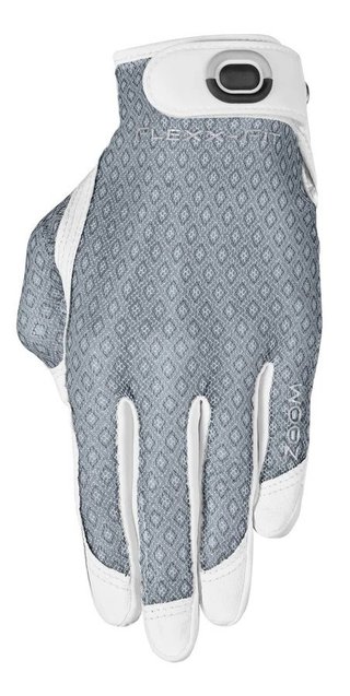 Zoom Zoom Sun Style gant de golf femme, blanc/noir diamant