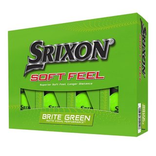 Srixon Soft Feel Brite balles de golf 2023, vertes