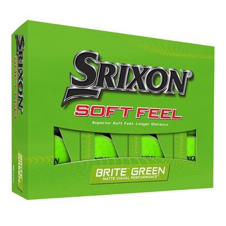 Srixon Soft Feel Brite balles de golf 2023, vertes
