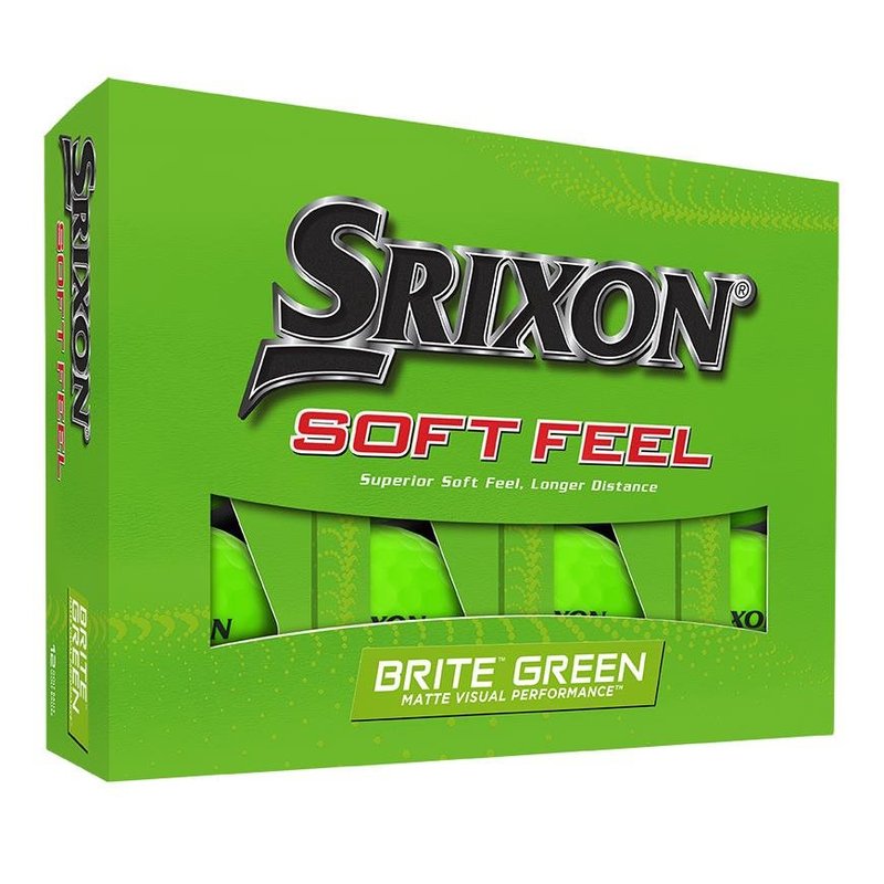 Srixon Soft Feel Brite balles de golf 2023, vertes
