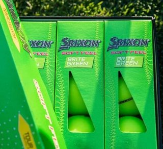 Srixon Soft Feel Brite balles de golf 2023, vertes