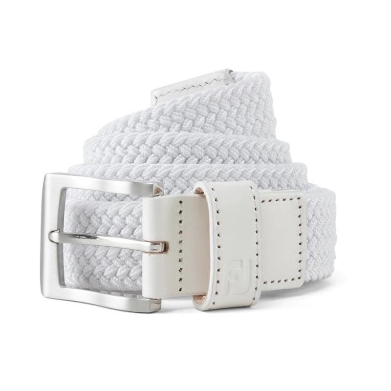 FootJoy Braided ceinture homme, blanc