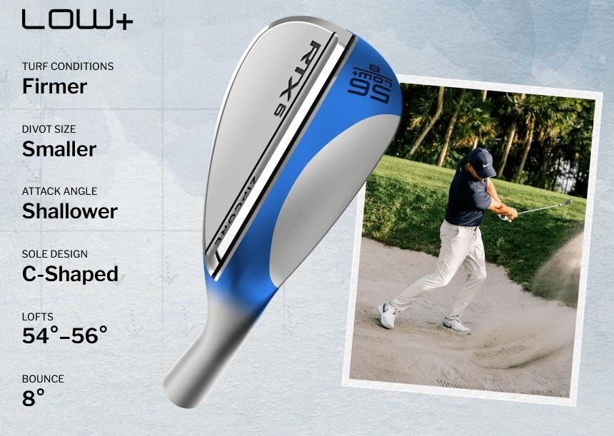 Cleveland RTX 6 ZipCore Tour Satin wedge homme, acier