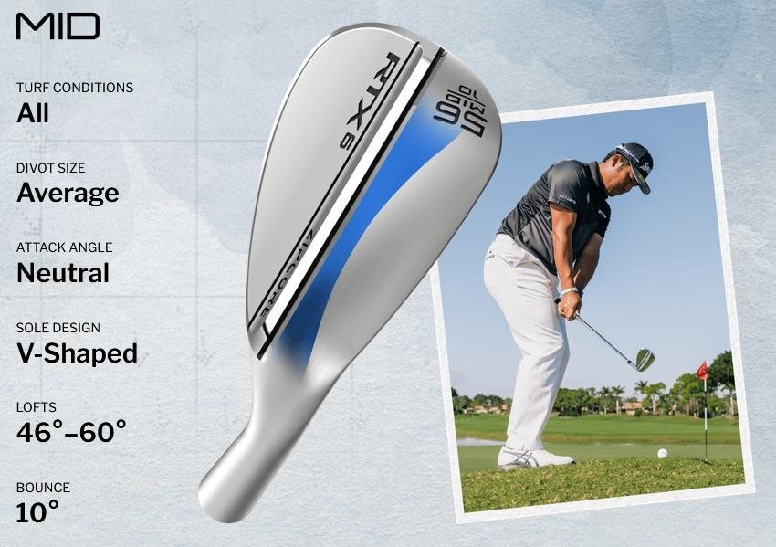 Cleveland RTX 6 ZipCore Tour Satin wedge homme, acier